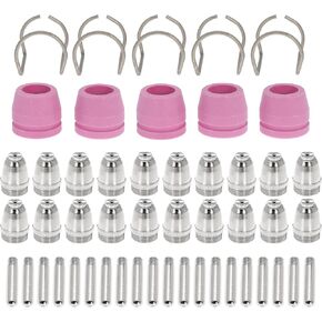 0.45 inch Plasma Cutter Cutting Torch Nozzles Tip Consumables Kits for AG-60 AG-60P SG-55 WSD-60 for Bestarc BTC500DP for YesWelder Cut-55DS (Pack of 50)