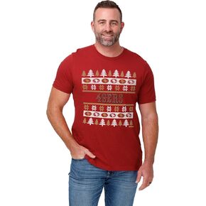 FOCO NFL Team Logo Holiday Sweater T-Shirt