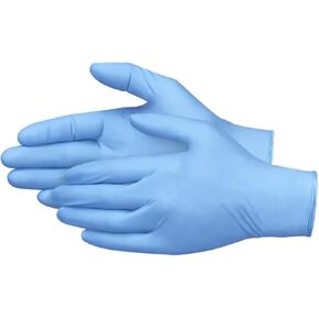 UBLUE 100 Nitrile Gloves, Disposable Gloves 4 MIL, Medical Examination, Non-Sterile, Powder Free, Latex Free Box of 100 X-Large, UW8287, X-Large 4mil 100pcs