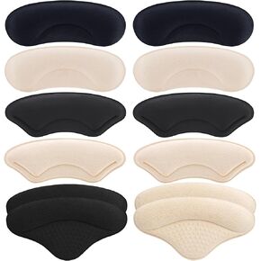 6 Pairs Heel Cushion Pads for Shoes Too Big, 3 Types Shoe Grips Heel Protectors to Prevent Loose Shoes, Heel Pain, Blisters and Rubbing, Anti Slip Shoe Filler Make Shoes Fit Tighter