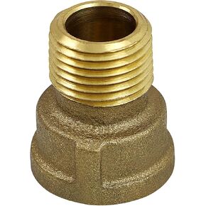 CSFQ0034 3/4''-Inch Male National Pipe Taper Brass Extension 125 LB Applications Piece Brass Construction, Higher Corrosion Resistance, Economical and Easy to Install