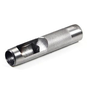 Utoolmart 25mm/1" Round Hollow Punch Leather Craft Punch Tool, Round Carbon Steel Leather Craft Hollow Hole Punch Cutter, 1 Pcs
