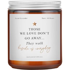 Sympathy Gifts for Loss of Loved One,Bereavement Gift Ideas,Sympathy Gift,7oz Lavender Scented Sympathy Candle,Bereavement Gifts,Grief Gifts for Women,Memorial Candles for Loss of Loved One