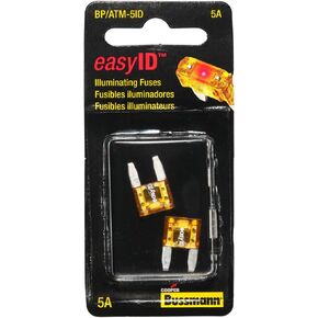 Bussmann BP/ATM-5ID easyID Illuminating Blade Fuse, (Pack of 2)