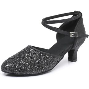 Rosefinch Women's Professional Latin Dance Shoes Satin Salsa Ballroom Wedding Dancing Shoes