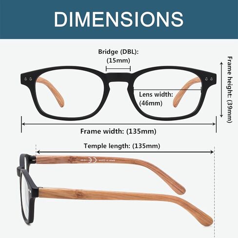 نظارات قراءة مكونة من 10 قطع من بلوليس للنساء والرجال in Kuwait