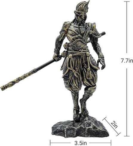 Journey to The West Sun Wu Kong, Home Decor, Collectibles | Perfect for Fans of Monkey King, Black Myth Figures, and Action Figure Enthusiasts in Saudi Arabia