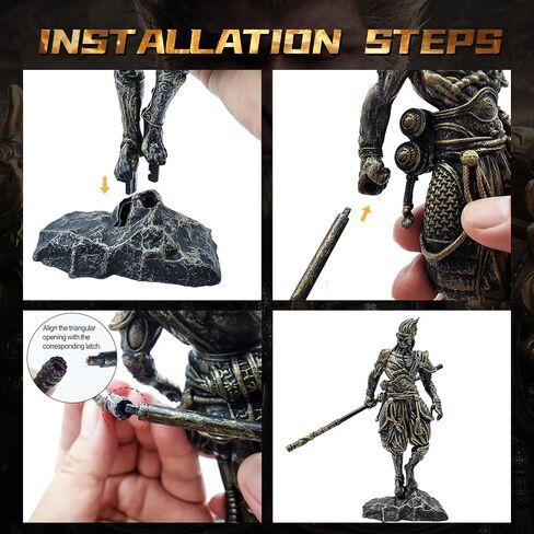 Journey to The West Sun Wu Kong, Home Decor, Collectibles | Perfect for Fans of Monkey King, Black Myth Figures, and Action Figure Enthusiasts in Saudi Arabia