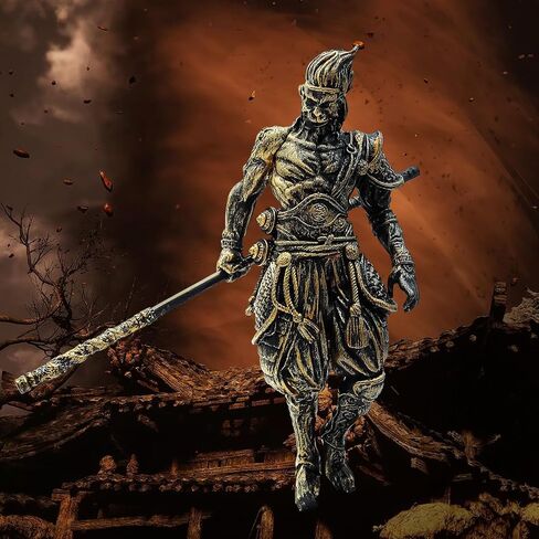 Journey to The West Sun Wu Kong, Home Decor, Collectibles | Perfect for Fans of Monkey King, Black Myth Figures, and Action Figure Enthusiasts in Saudi Arabia
