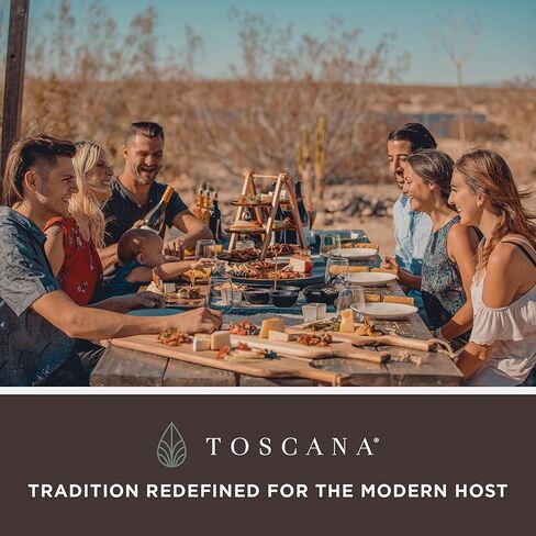 PICNIC TIME - NCAA Concerto Glass Top Cheese Cutting Board & Tools Set in Kuwait