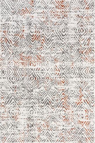 nuLOOM Arlena Vintage Traditional Area Rug - 7x9 Area Rug Modern/Contemporary Black/Grey Rugs for Living Room Bedroom Dining Room Kitchen in Saudi Arabia