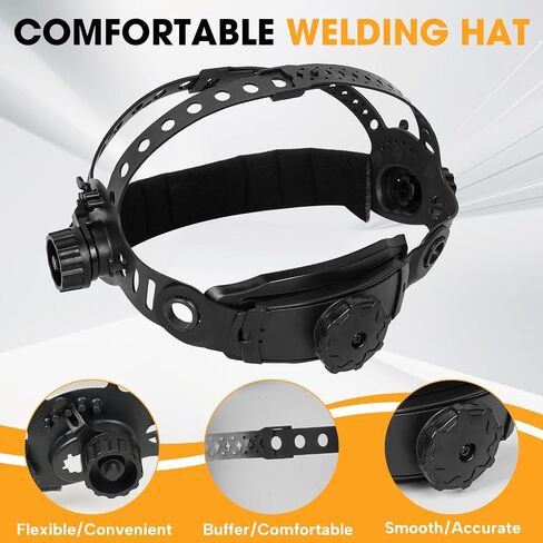 MDOLDES， Large Angle True Color Solar Automatic dimming Welding Helmet, 4 arc sensors with Wide Shading Range of 4/5/9-13, Welding mask Suitable for TIG MIG ARC Welding mas in Saudi Arabia