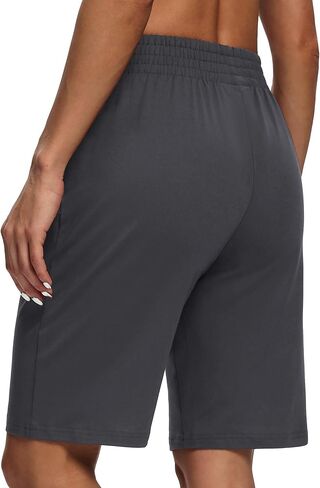 Sarin Mathews سراويل اليوغا النسائية الرياضية فضفاضة ومريحة صالة السراويل تشغيل تجريب بيجامة برمودا السراويل مع جيوب in Kuwait