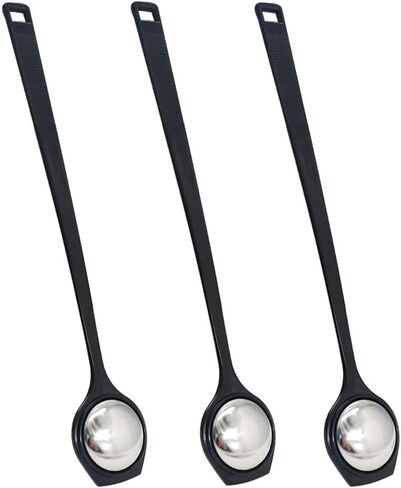 Ice Tapper 3 Pcs Ice Mallet,Stainless Steel Ice Tapper,Ice Picks,Ice Crusher,Mallet Tool for Cocktails,Kitchen Gadget,Stainless Steel Tapper (Black) in Saudi Arabia