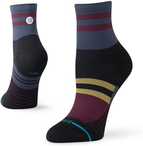 Stance Womens So Sporty Light Quarter Black Medium in Saudi Arabia