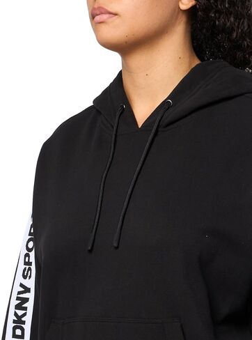 سترة بغطاء رأس من الصوف بغطاء للرأس بأكمام طويلة للنساء من DKNY in Saudi Arabia