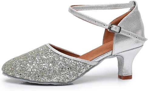Rosefinch Women's Professional Latin Dance Shoes Satin Salsa Ballroom Wedding Dancing Shoes in Kuwait