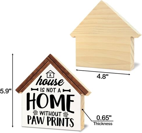 Farmhouse Home Wood Block Sign Home Decor Funny House Shaped Home Wooden Sign Desk Shelf Table Decor in Saudi Arabia