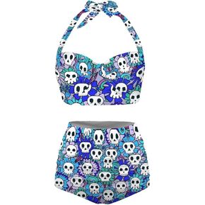 Swimsuits for Women High Waisted Bikini Sets for Women Tummy Control and Push Up Size S-2XL