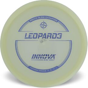 Innova Proto Glow Champion Leopard3 – Glow in The Dark Disc Golf Fairway Driver