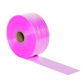 Aviditi Anti-Static Poly Tubing Roll, 2" x 1075', 4 Mil, Pink - for Custom Sized Poly Bags to Package and Store Electronic Components and Accessories