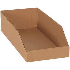 صناديق الصناديق العلوية المفتوحة من Top Pack Supply، 12 بوصة × 24 بوصة × 4-1/2 بوصة، كرافت (عبوة من 50 قطعة)