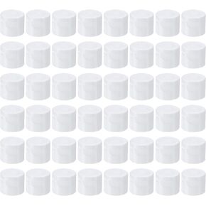PATIKIL 24/410 Replacement Flip Caps, 48Pcs Inner Dia 0.9" Plastic Reusable Non-Spill Bottle Lid for Paint Dispensing Squeeze Shampoo Drinking Bottles, Clear