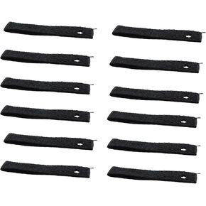 12PCS 4 Sizes Heavy Duty Tie Down Strap Soft Loop Motorcycle Clip on Tie Down Strap Quick Secure Nylon Strap for Kayak Trailers Car Motorcycles