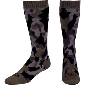 Hot Chillys Men Texture Camo Mid Volume Socks