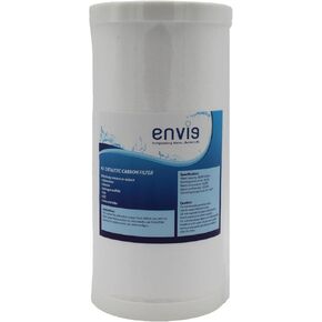 Envig K3 Iron and Hydrogen Sulfide 4.5" x 10" Whole House Water Filter Replacement, Catalytic Carbon KDF, Reducing Hydrogen Sulfide, Iron, Sediment, Chlorine, Chloramine, DBPs, PFAS/PFOS, Heavy Metal