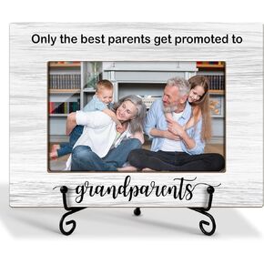 Grandpa Picture Frame Wooden Picture Frames 4x6 - I Love You Grandpa, Wooden Photo Frame With Stand, First Time Grandparent Gifts Grandpa Gifts Display Frame (Vertical) -20