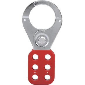 1.5in Lockout Hasp Steel Plastic Insulation Industrial Security ToolInterlock Inside Jaw Diameter