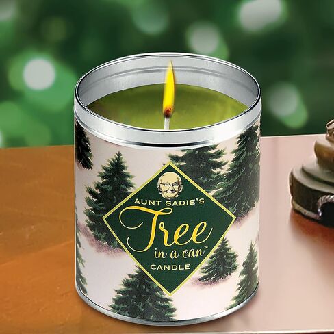 Aunt Sadie's 1100 Snowy Candle, Famous Pine, Tree-in-a-Can, 4 by 3.25-inches in Saudi Arabia