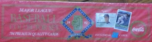 1992 بطاقات البيسبول Donruss مجموعة كاملة مختومة من المصنع مكونة من 784 بطاقة in Saudi Arabia