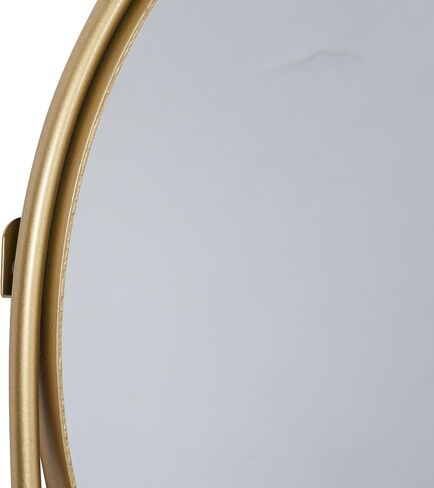 Deco 79 Metal Geometric Room Wall Mirror Layered Oval Entryway Mirror, Wall Mounted Mirror 20" x 1" x 43", Gold in Saudi Arabia