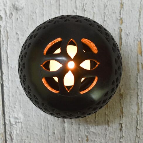 Elephant Carved Soapstone Tea Light or Incense Burner - Ring of Elephants.- Housewarming GiftTealight Candle Holder Soapstone/Gift for Loved Ones/Home/Office Decor (Elephant)- 4 inch in Saudi Arabia