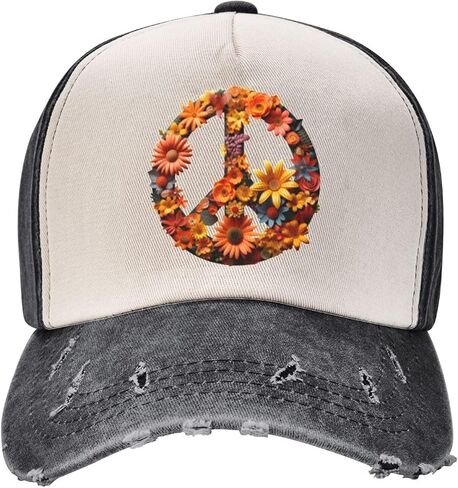 Sunflower Butterfly Baseball Cap Golf Dad Hat Adjustable Original Classic Low Profile Cotton Hat Men Women in Saudi Arabia