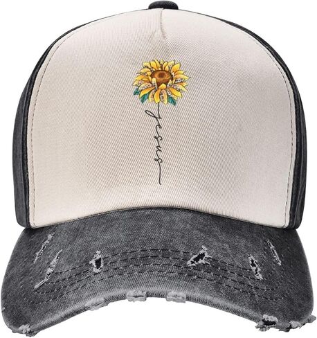 Sunflower Butterfly Baseball Cap Golf Dad Hat Adjustable Original Classic Low Profile Cotton Hat Men Women in Saudi Arabia