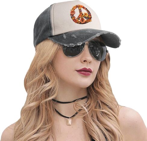 Sunflower Butterfly Baseball Cap Golf Dad Hat Adjustable Original Classic Low Profile Cotton Hat Men Women in Saudi Arabia