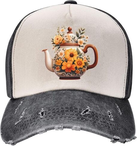 Sunflower Butterfly Baseball Cap Golf Dad Hat Adjustable Original Classic Low Profile Cotton Hat Men Women in Saudi Arabia