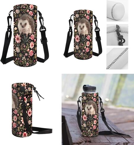 AmzPrint 4 قطعة مجموعة حقيبة الظهر القنفذ للفتيات حقيبة الظهر وصندوق الغداء حقيبة أقلام رصاص حامل زجاجات المياه مجموعة هدايا العودة إلى المدرسة in Saudi Arabia