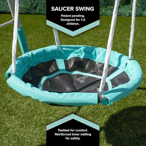 مجموعة أرجوحة معدنية من Sportspower Super Saucer: 2 أرجوحة in Saudi Arabia