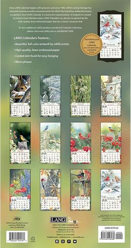 تقويم الحائط العمودي LANG Songbirds™ 2025 (25991079122) in Saudi Arabia