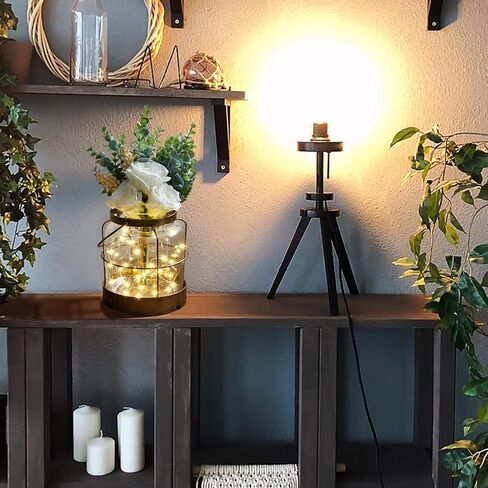 Vintage Glass Rustic Farmhouse Vase, Farmhouse Decorations with Plants Flowers and Lights, Vintage Style Decorative Vase for Floral Arrangement Gifts Home Bathroom Decor in Kuwait