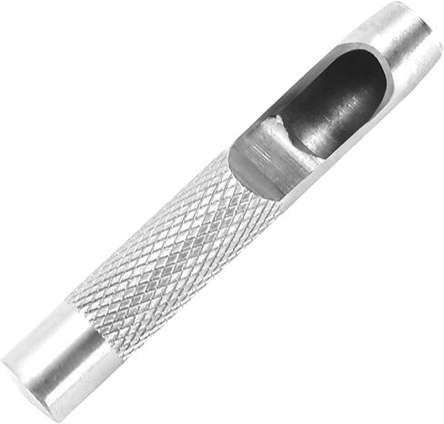 Utoolmart 12mm Round Hollow Punch Leather Craft Punch Tool, Round Carbon Steel Leather Craft Hollow Hole Punch Cutter, 1 Pcs in Saudi Arabia