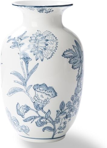 Blue and White Vase for Home Decor, Ceramic Chinoiserie Vase Decor, Porcelain Vases, Flowers in Kuwait