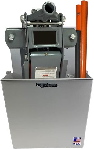Pit Posse PP3351 الألومنيوم جدار جبل الكلمة جاك حامل الحقيبة المثبت - صنع في الولايات المتحدة الأمريكية - مثبت لمقطورة السباق المغلقة المرآب متجر منظم تخزين عربة الثلج العجلة الخامسة لعبة متعهد النقل (فضي) in Kuwait