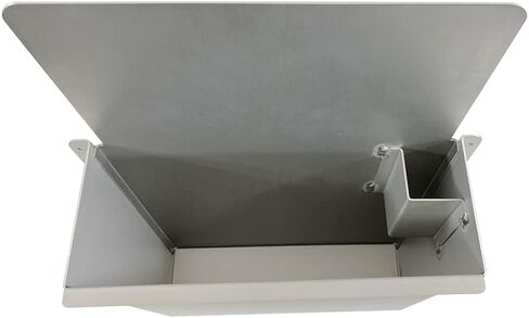 Pit Posse PP3351 الألومنيوم جدار جبل الكلمة جاك حامل الحقيبة المثبت - صنع في الولايات المتحدة الأمريكية - مثبت لمقطورة السباق المغلقة المرآب متجر منظم تخزين عربة الثلج العجلة الخامسة لعبة متعهد النقل (فضي) in Kuwait