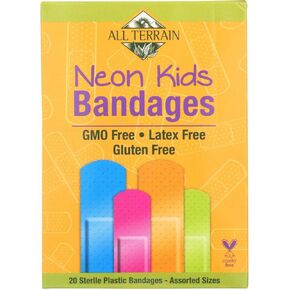 All Terrain Bandage Kids Neon 20 Ct