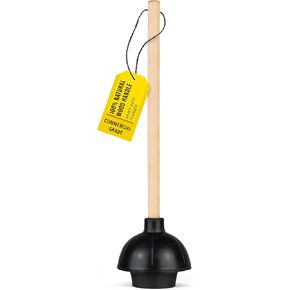 SteadMax XTS-65-PRO Heavy Duty Toilet Plunger, Commercial Grade, Powerful Double Thrust Force Rubber Cup with Wood Handle, for Clogged Bathroom, Shower, and Kitchen, 2 Pack (22" x 5.75")